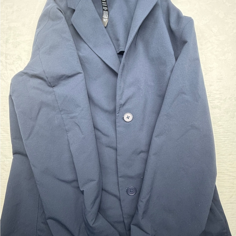 Lululemon Athletica Navy Trench Coat